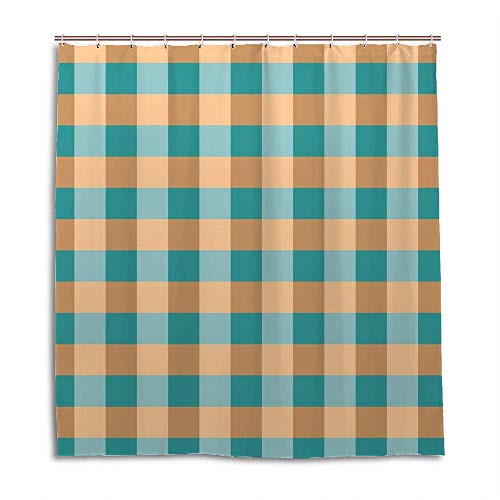 Rideau de douche polyester imperméable 182x183cm pour baignoire de bain - 2
