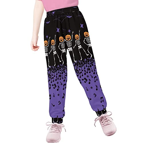 Showudesigns Sweatpants for Girls 4-15 Years Youth Kawaii Pants