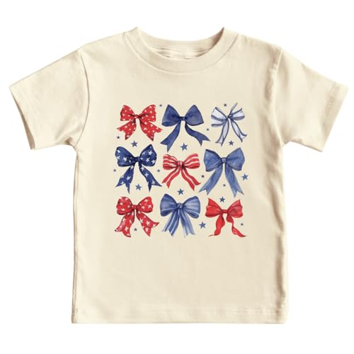 Image of 4th of July Shirts Toddler Boys Girls American Flag USA T-Shirt Kids Patriotic Tee Tops
