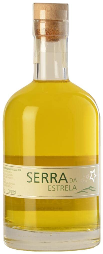 3 × Licor de hierbas Valmiñor Serra da Estrela Orujo de Galicia (Caja de 3 Botellas de 75 cl)
