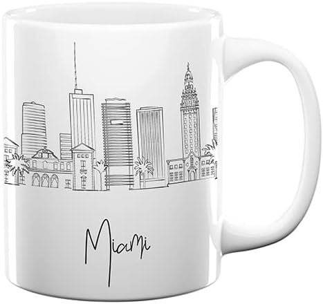 Vista 31 de TJ Originals - Taza de viaje de acero inoxidable Florida con asa, vaso aislado con tapa de vino de Florida, tazas de café negro Florida, taza