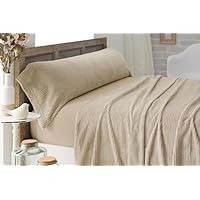 Burrito Blanco | Sábanas de Coralina | Cama de 135cm. ( Medidas Disponibles) | Diseño 998 | Color Beige (135x190/200cm