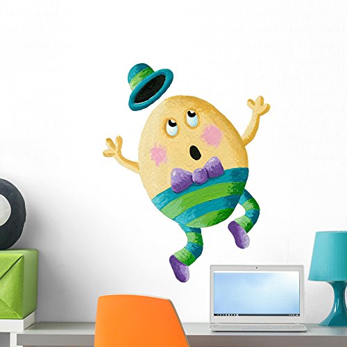 Humpty Dumpty Dancing Cartoon Character Wall Decal...