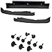 C6 Corvette Front Lower Complete Spoiler 3 Sections with Mount Hardware Fits: 05 through 13 Corvettes