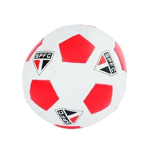 Bola Futebol Time São Paulo Infantil Macia 11cm