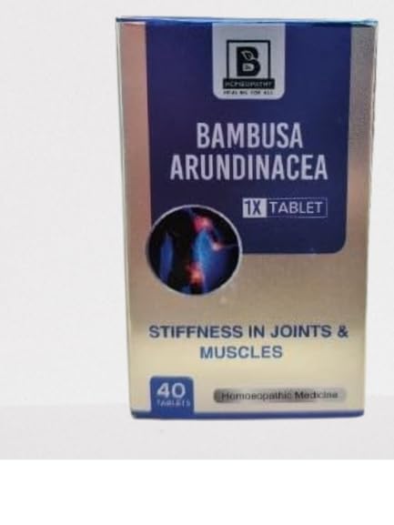 Burnett Homeopathy Bambusa Arundinacea 1X Homeopathic Tablets, 40 Tablets - Joint and Muscle Stiffness Support-image-5