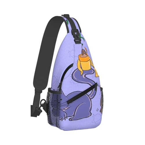Mochila Unisex Urbana con estampado de girasoles y gatos miniatura 2
