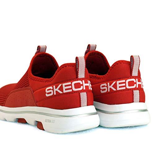 Skechers Go Walk 5 Sovereig Sapatilha Feminino, 37, Vermelho