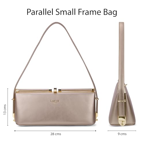 Image of Lavie Luxe Women's Parallel25 Small Frame Satchel Handbag | Satchel Bag for Work | Ladies Purse | Stylish Shoulder Bag | Gift For Women