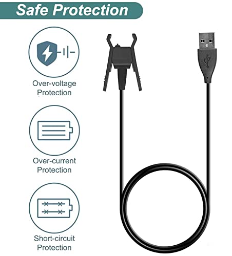 Kissmart Charger Cable Compatible With Fitbit Alta, Repalcement Charging Cable With 1M/3.3Ft Usb Cord For Fitbit Alta Smart Wristband #TOP4