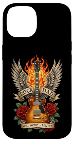 Rock Dad Still Rockin Est 1966 �M�^�[ �a���� 60�� �X�}�z�P�[�X iPhone 14 �p