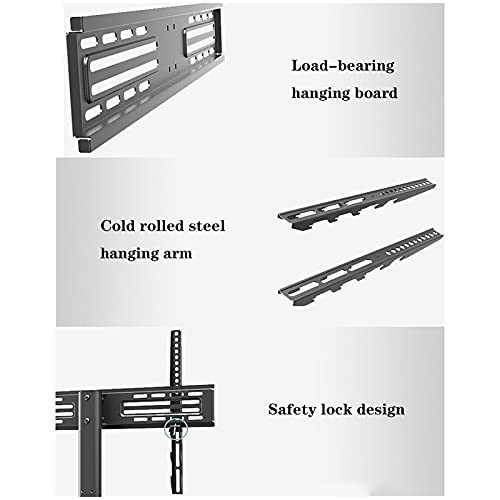 Support de télévision sur pied universel pour fixer un grand écran sans percer le mur - 4