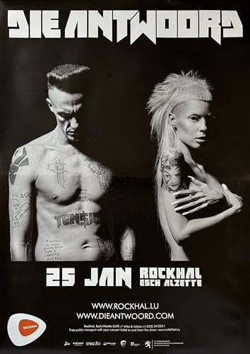 Affiche Die Antwoord 60x84 cm poster ideal pour personnaliser un espace de vie ou de musique