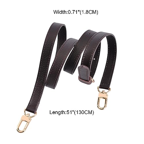 Image of IBWell Genuine Leather Adjustable Crossbody Strap Replacement for Women's Crossbody Handbags