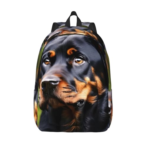 Sac à dos en toile WURTON Rottweiler mixte pour travail et randonnée