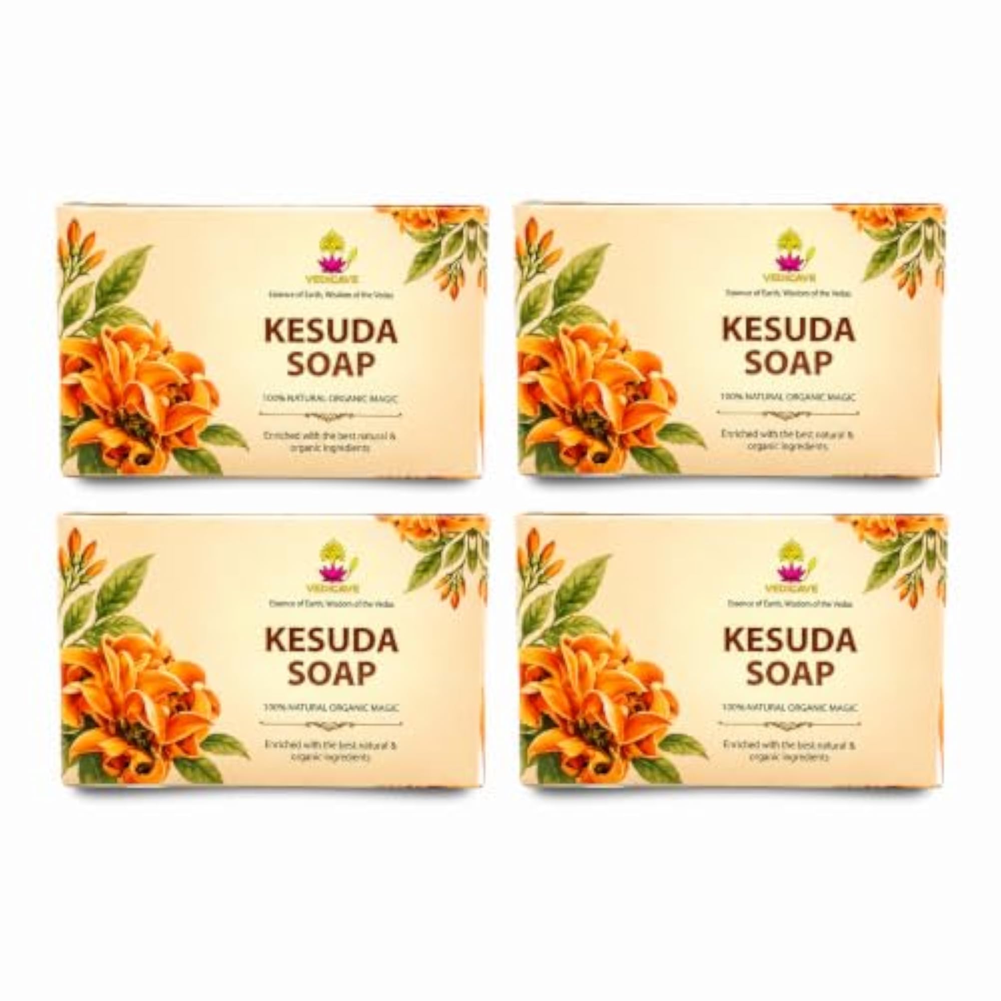 Kesuda Herbal Bathing Soap 125g, Gentle Daily Care
