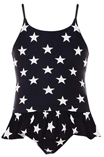 Image of ToBeInStyle Girl's Spaghetti Strap Printed Assorted Styles One Piece Swimsuit