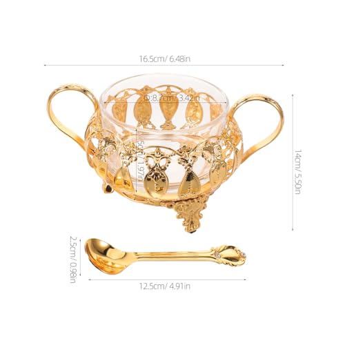 Pot à épices avec cuillère SHOWERORO et couvercle pour table - 8