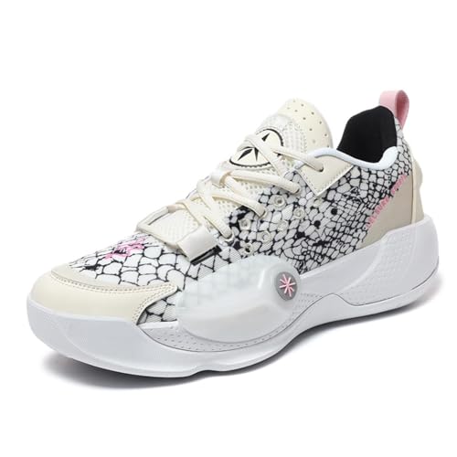 Zapatillas de baloncesto transpirables con absorción de golpes y suela de alta resistencia