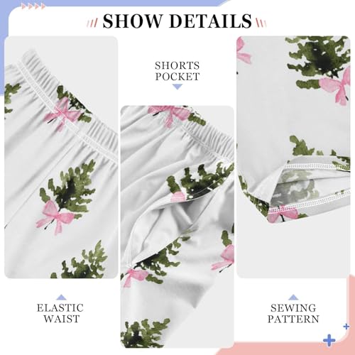 Pajama Bottoms, Christmas Tree Bow Pajamas Pant Sleep Long Pants Lounge Wear Sleepwear Soft Pjs4