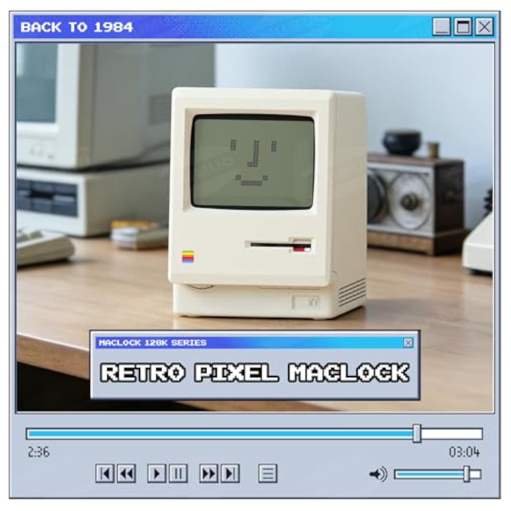 Retro Pixel Alarm Clock