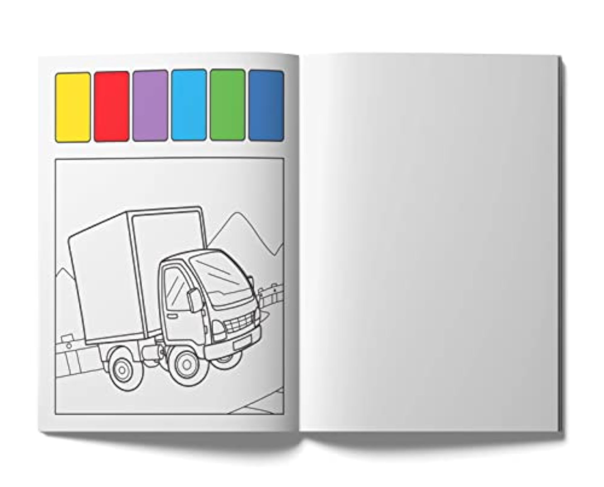 Pick and Paint Coloring Activity Book: Vehicles