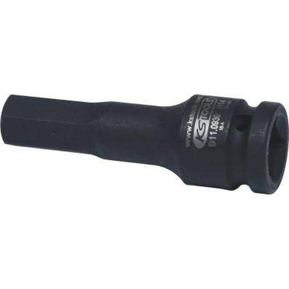 KS Tools Bussola Per Avvitatori Ad Impulsi - Per Viti A Esagono Incassato, Lunga, 14 Mm, 1/2'' - Foto 7
