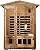LTCCDSS Outdoor Infrared Sauna 2 Person | Far Infrared Sauna, Canadian Hemlock, Withstand Outdoor Temp -5?-104?| Low EMF Sauna Room for Home-9 Low EMF Heaters-Chromotherapys-Bluetooth Speakers