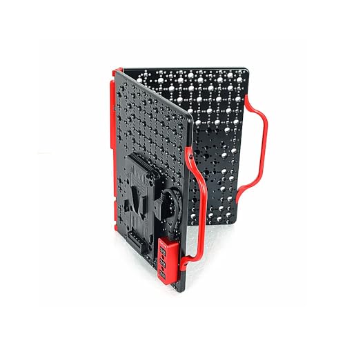 Placa V-mount con divisor Dtap y roscas de un cuarto para batería 2