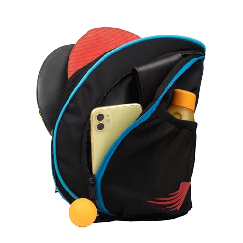 Image of WHACKK Twirl|Unisex Table Tennis Equipment Bag |Tennis Case|Racket|Ping Pong Paddle Case|Case Bag Double-Sided|Professional|Bat Protector Pouch
