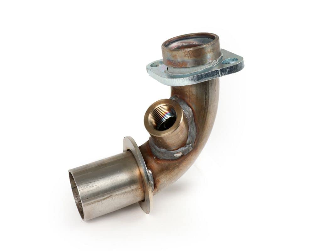 BGM Krümmer Auspuffanlage Edelstahl kompatibel für Vespa GT 250, Vespa GTS 250, Vespa GTS 300 HPE/Super/Super Sport, Vespa GTV 250 300 HPE Auspuffkrümmer