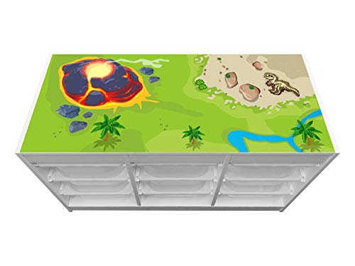 Stikkipix Trofast Regal Aufkleber | TF02 | Urzeit | passend für das Regal TROFAST von IKEA (Regal Nicht inklusive) Cover