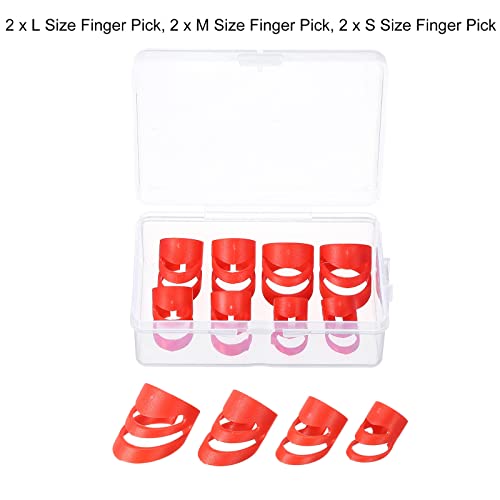 sourcing map Guitare Doigt Médiators XL L M S Dimension Rouge avec Rangement Boîte pour Guitare Basse Ukulélé Paquet de… - Les Beatles, Paul McCartney, John Lennon, RIngo Starr, George Harrison sourcing map Guitare Doigt Médiators XL L M S Dimension Rouge avec Rangement Boîte pour Guitare Basse Ukulélé Paquet de… – Image 4