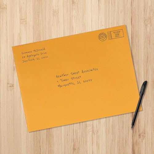 Image of AccuPrints Paper Envelopes with lamination (Pack of 50,Yellow,A4 Size)