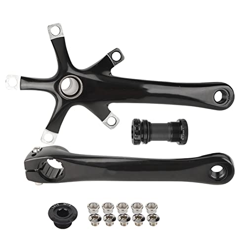 Ensemble de bras de manivelle de vélo pliable en aluminium