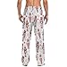 JHKKU Men's Christmas Cute Nutcracker Pajama Pants Soft Comfy Sleep Lounge Lightweight Pjs Bottoms with Pockets Drawstring, Small