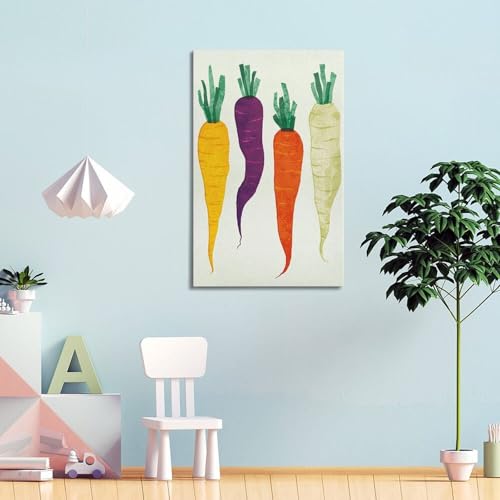 Collection carotte poster sur toile moderne art mural esthétique - 4