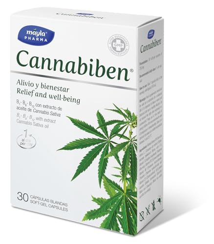 CANNABIBEN Cápsulas con Aceite de Cáñamo y Vitaminas