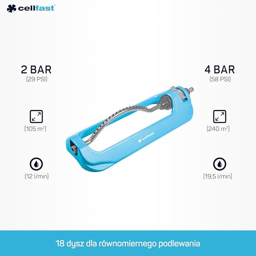 Cellfast - Zraszacz wahadłowy TURBO CELLPRO