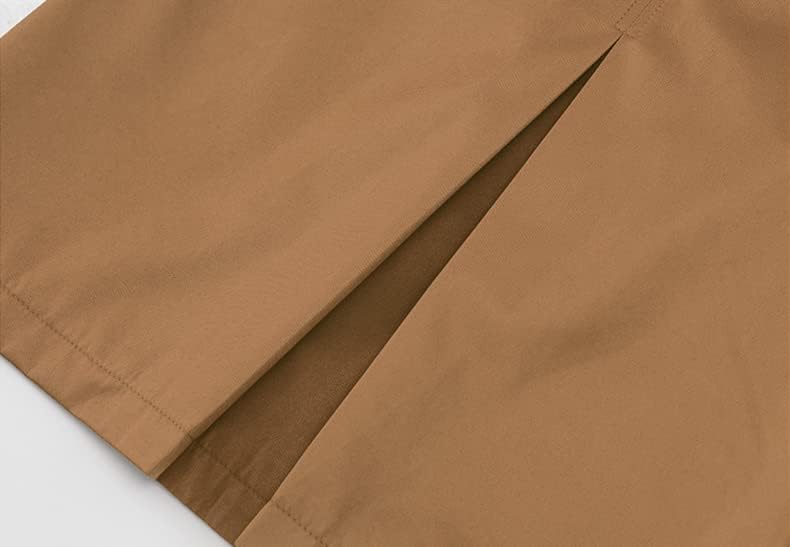 Chrisuno Women's Plus Size Double Breasted Trench Coats Mid-Length Belted Overcoat Dress Jacket with Detachable Hood - Image 5