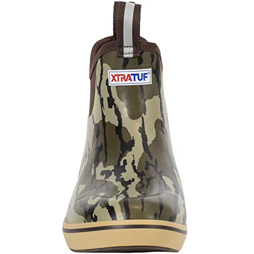 Image of XTRATUF 6 inch Men's Ankle Deck Boot - Lightweight, 100% Waterproof Rubber Footwear - Non-Marking, Slip-Resistant Outsole - Moisture-Wicking Liner