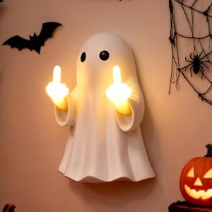Chgfs Halloween Ghost with Figurine
