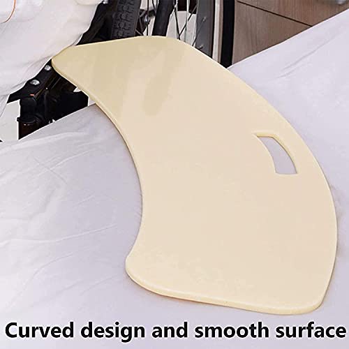 Tabla de transferencia curva de madera para coche, cama y silla de ruedas 3