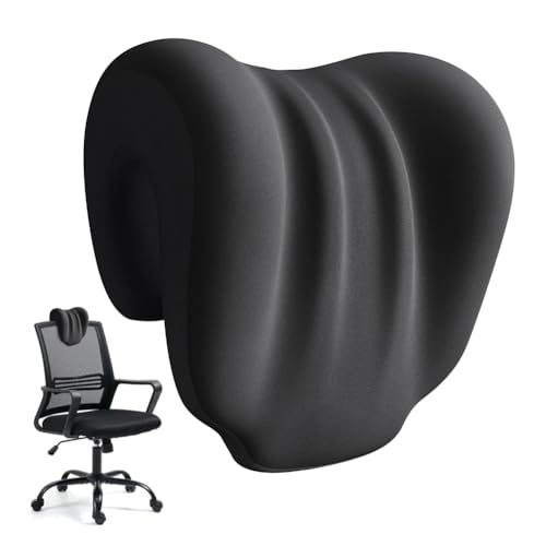 Zinueen Coussin Cervical avec Effet mémoire de Forme pour chaises de Bureau, Chaise de Bureau, Coussin de Nuque, Coussin de Nuque, appuie-tête, pour Adultes...