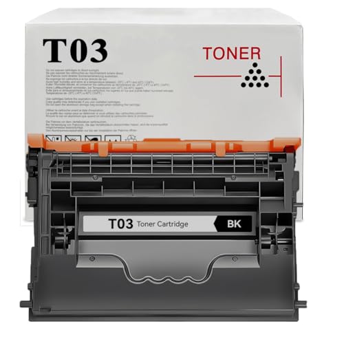 Toner noir T03 résistant pour ImageRunner Advance DX 617iF, fini les textes effacés