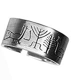  ANILLO SEFARDI. Anillo en plata motivos judaicos ajustable inspirado en una pila del S.V en Tarragona