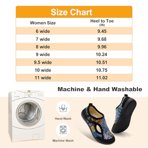 Image of LeIsfIt Womens Slippers Wide Diabetic Shoes Adjustable Arthritis Edema House Shoes Indoor Outdoor Slippers