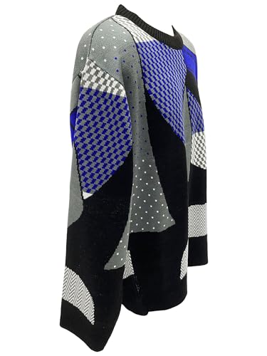Dr. Cliff Huxtable Style Sweater - Everyday Wear & Costume - 80s TV Fashion 90s Cosby Retro Geometric Abstract Pattern Knit3
