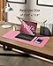 YSAGi Leather Desk Pad Protector, Large Mouse Pad, Non-Slip PU Leather Desk Blotter, Laptop Desk Pad/Mat, Waterproof Writing Pad for Office and Home (23.6