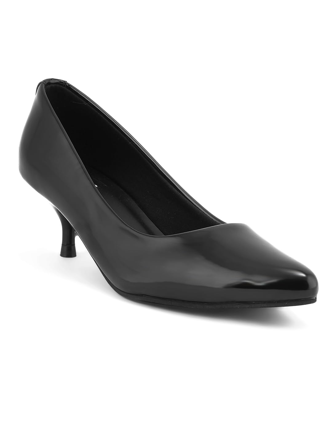 Women's Solid Stiletto Heel Slip-On Pumps-image-43